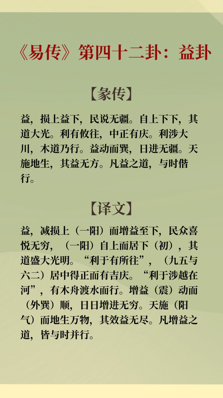 易经第42卦图片