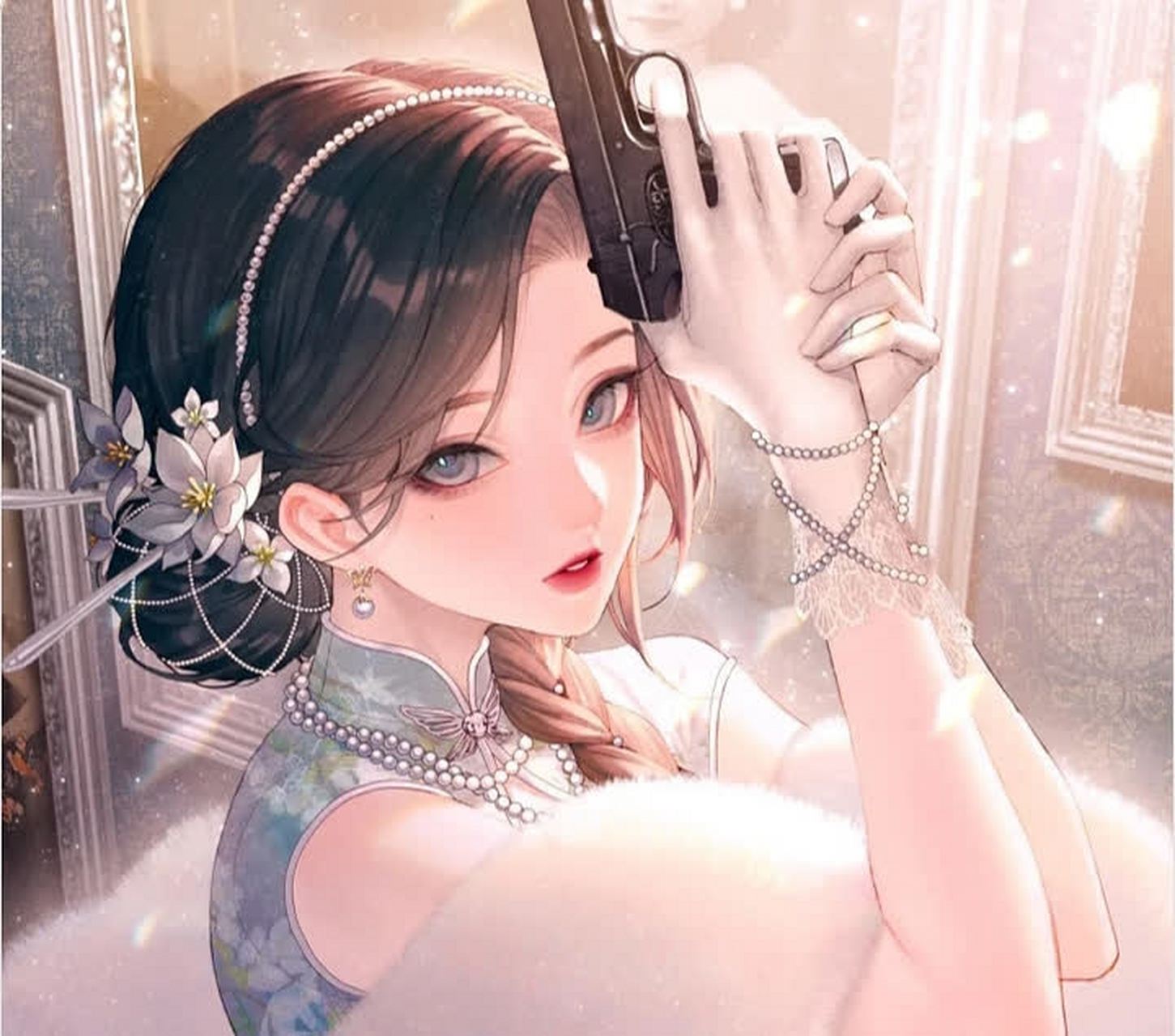 民国风格女生头像   #头像# #动画头像# #腐化乄雨林灵#? 性格温柔?