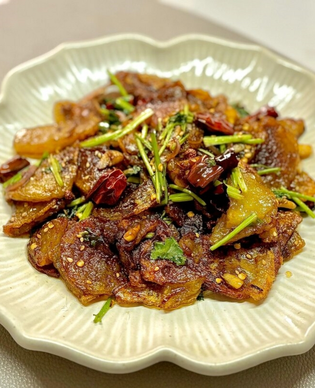 风味土豆片,土豆也能玩儿出新花样  9215辣与香的碰撞,简直就是一