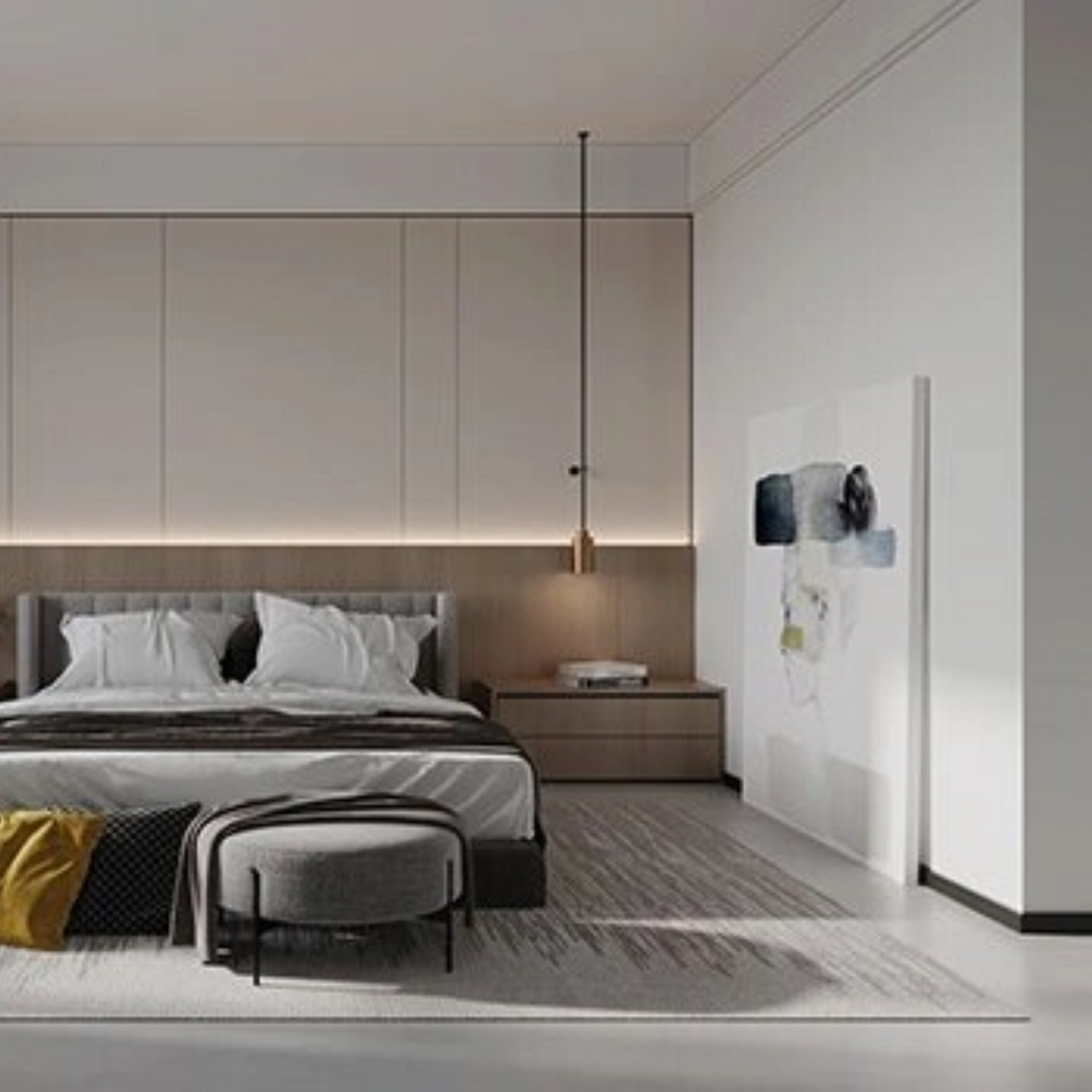 西安翠景台装修 130平现代通透感