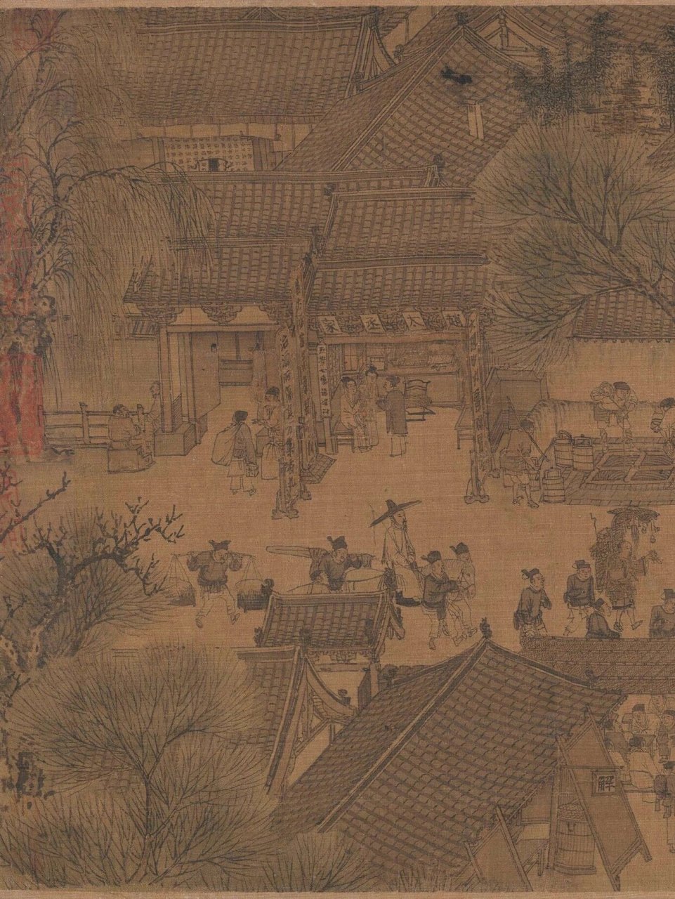 清明上河图全图  《清明上河图》是北宋时期的风俗画作品,由著名画家