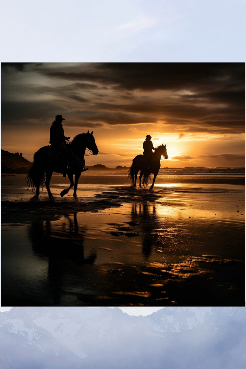 想象一下,一位英勇的牛仔,骑着骏马在辽阔的草原