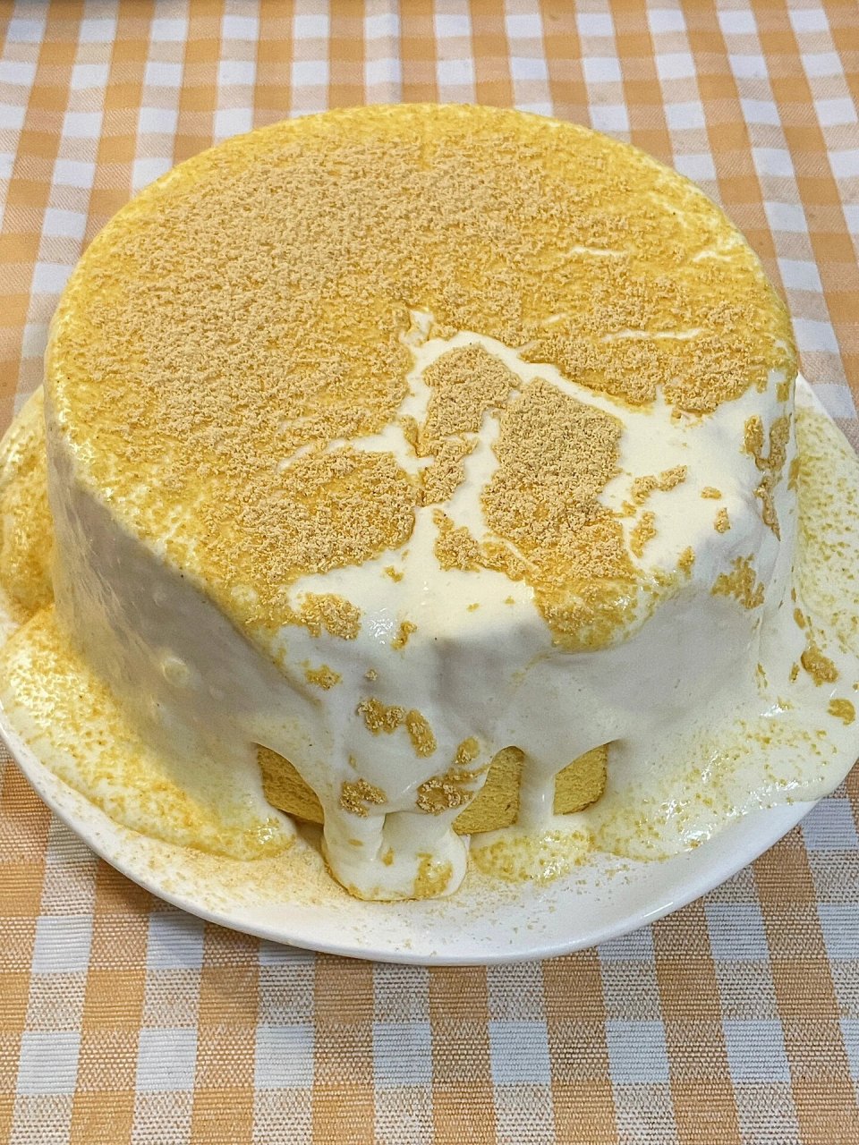 超级好吃的豆乳爆浆蛋糕!