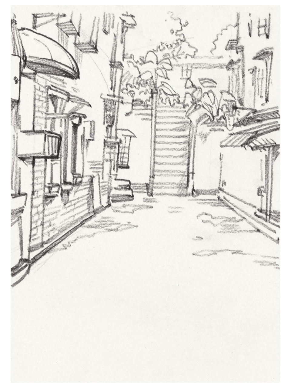 场景速写道具临摹素材