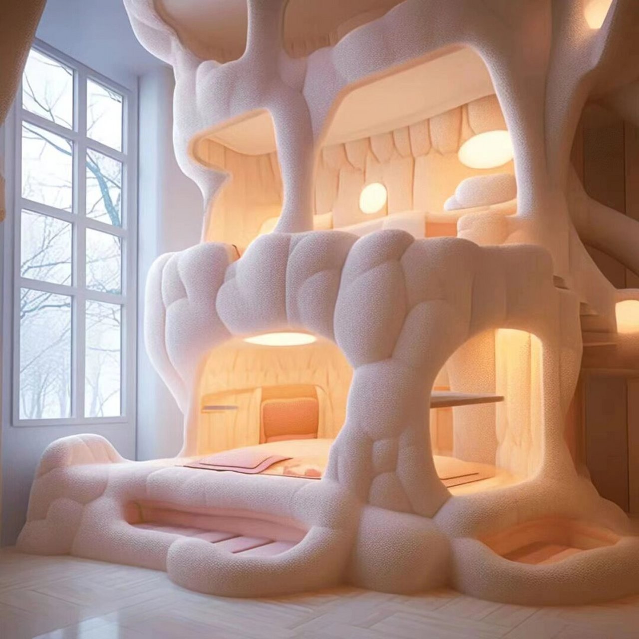 公主梦幻卧室白色奶油系列你选哪一间  97公主梦幻卧室白色奶油系列