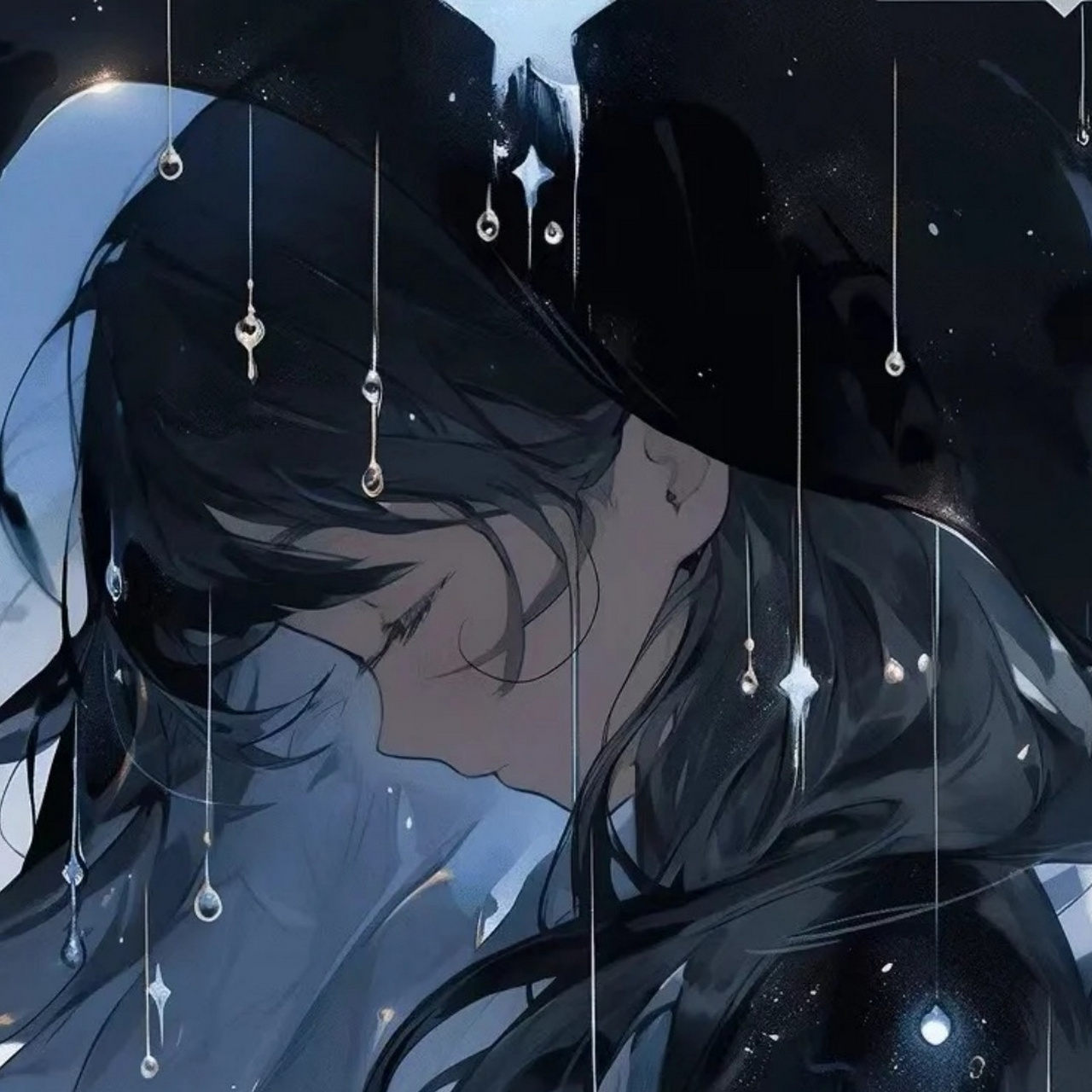 高级emo伤感动漫头像  94你的离开,让我知道了什么是孤独,什么是无