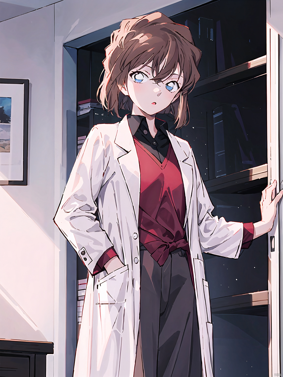 长大了就是宫野志保博士啦#名侦探柯南# #灰原哀# #柯哀