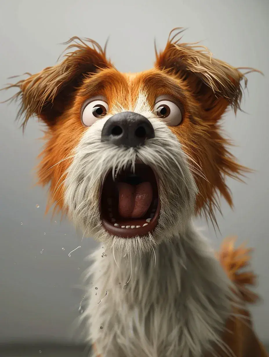 壁纸分享,傻傻的狗子,真是个快乐的源泉