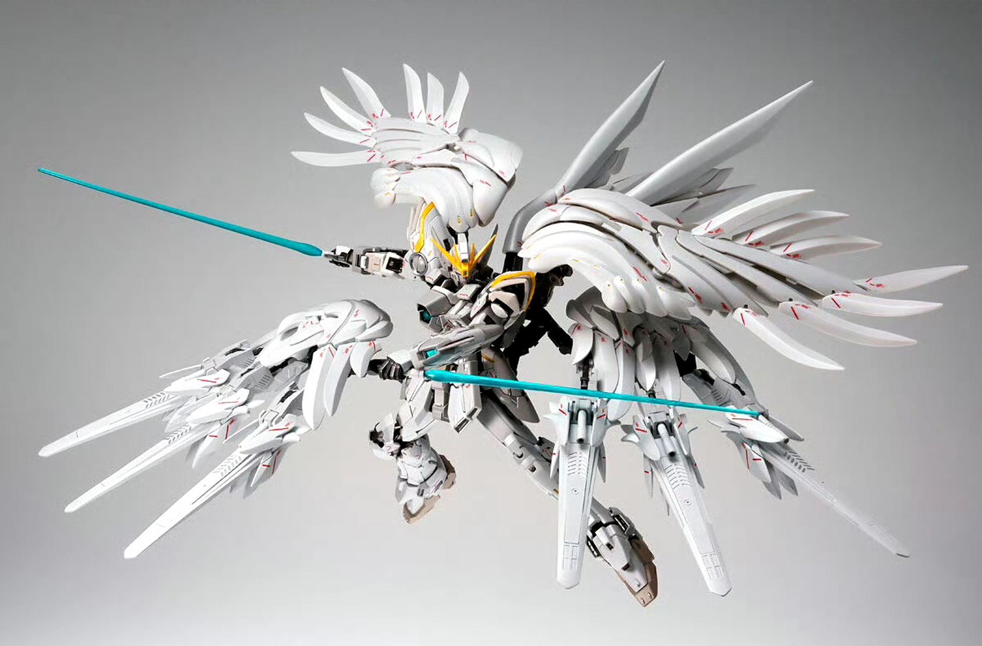 模型欣赏:魂nations15周年纪念 gffmc 机动战士高达w 飞翼高达白雪姬