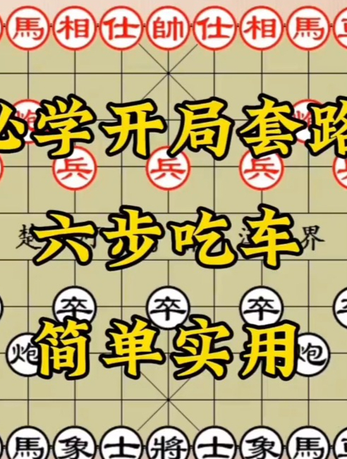 象棋开局必学套路六步吃车简单实用