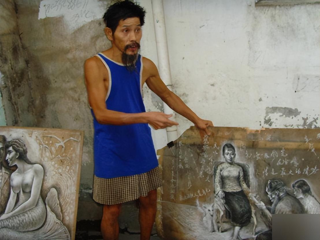 纪实江西拾荒老人沉迷绘画40年妻子携子离开专家水平一般