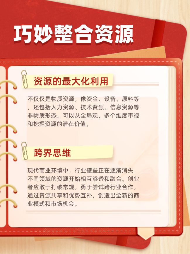 创业之路上,如何巧妙整合资源?