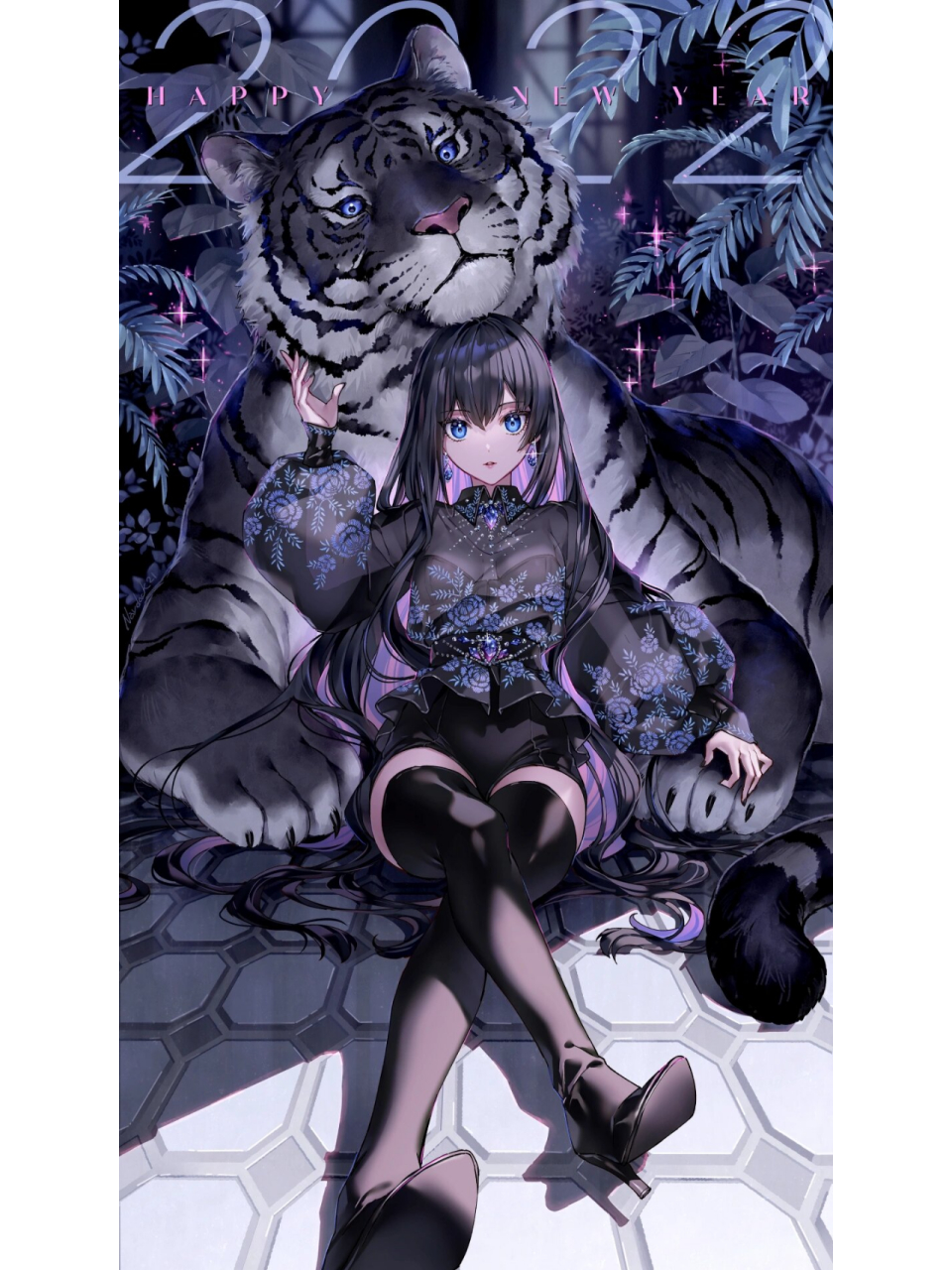 每日插画师推荐||画师:nardack  nardack的插画作品简直美得让人窒息!