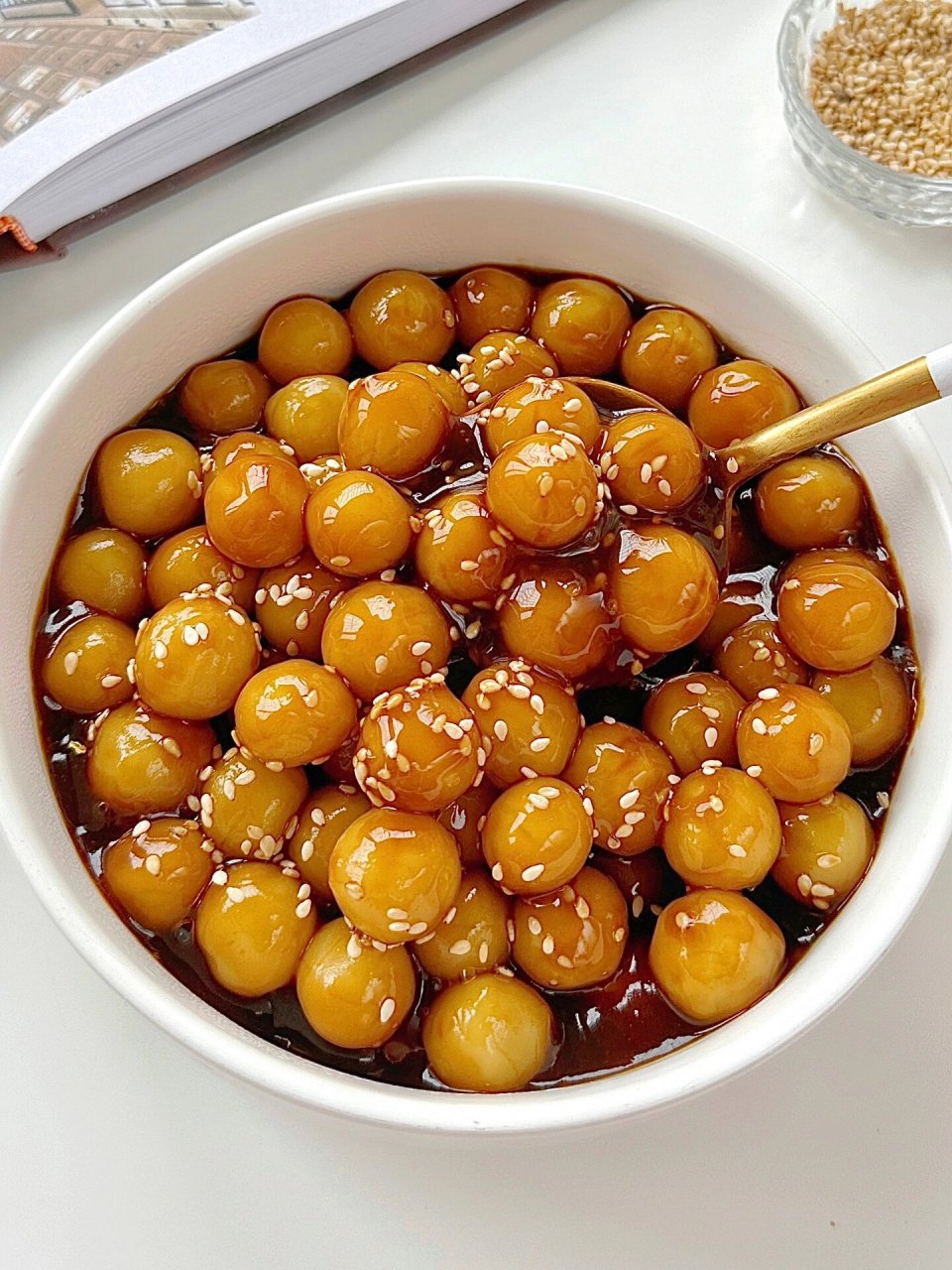 94  99这个红糖小圆子真的是我的心头爱,它的口感软糯 q 弹,有一