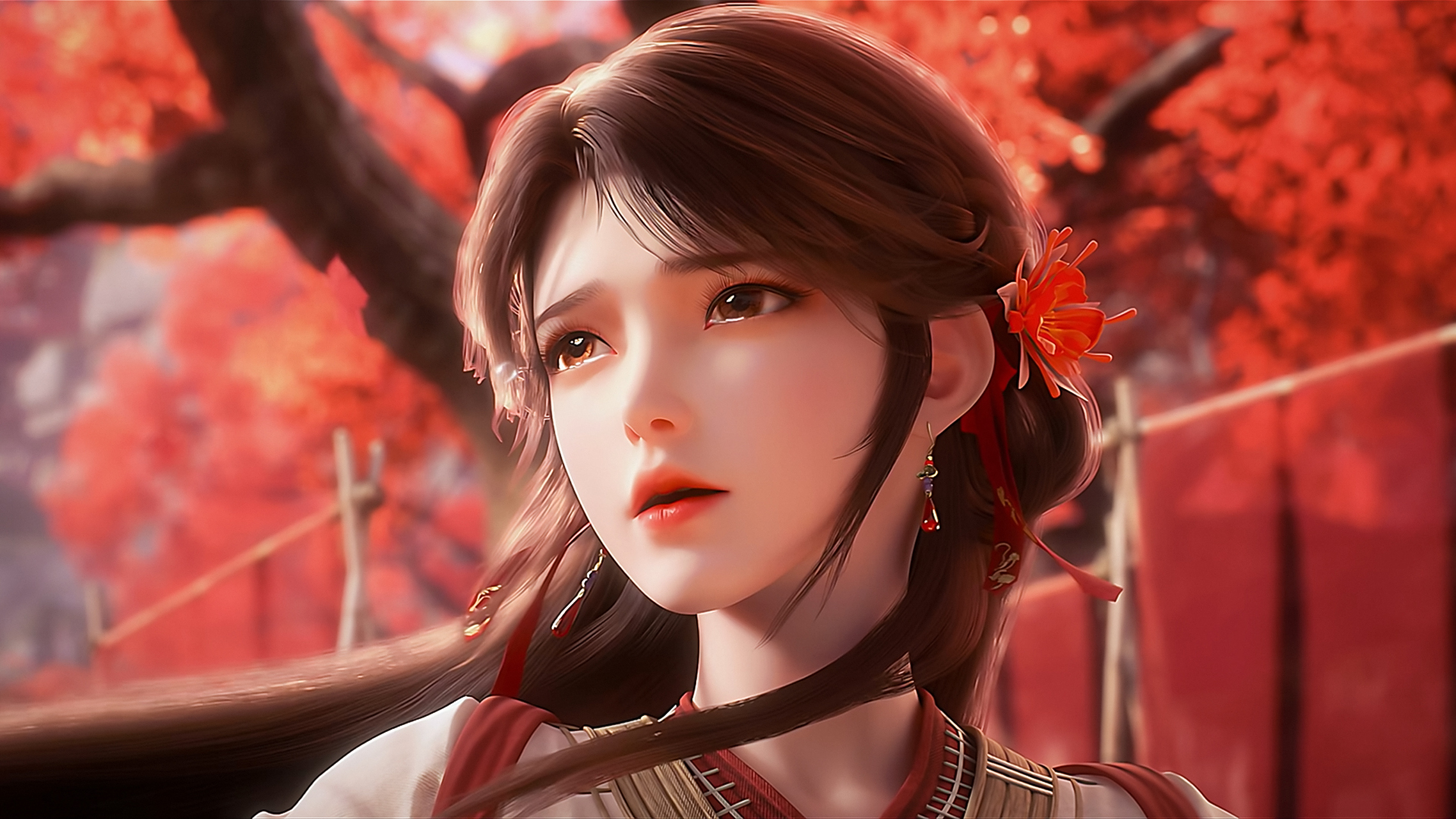 国漫新动向|《完美世界》国漫女神4k高清壁纸:火灵儿将在3月22日回归!