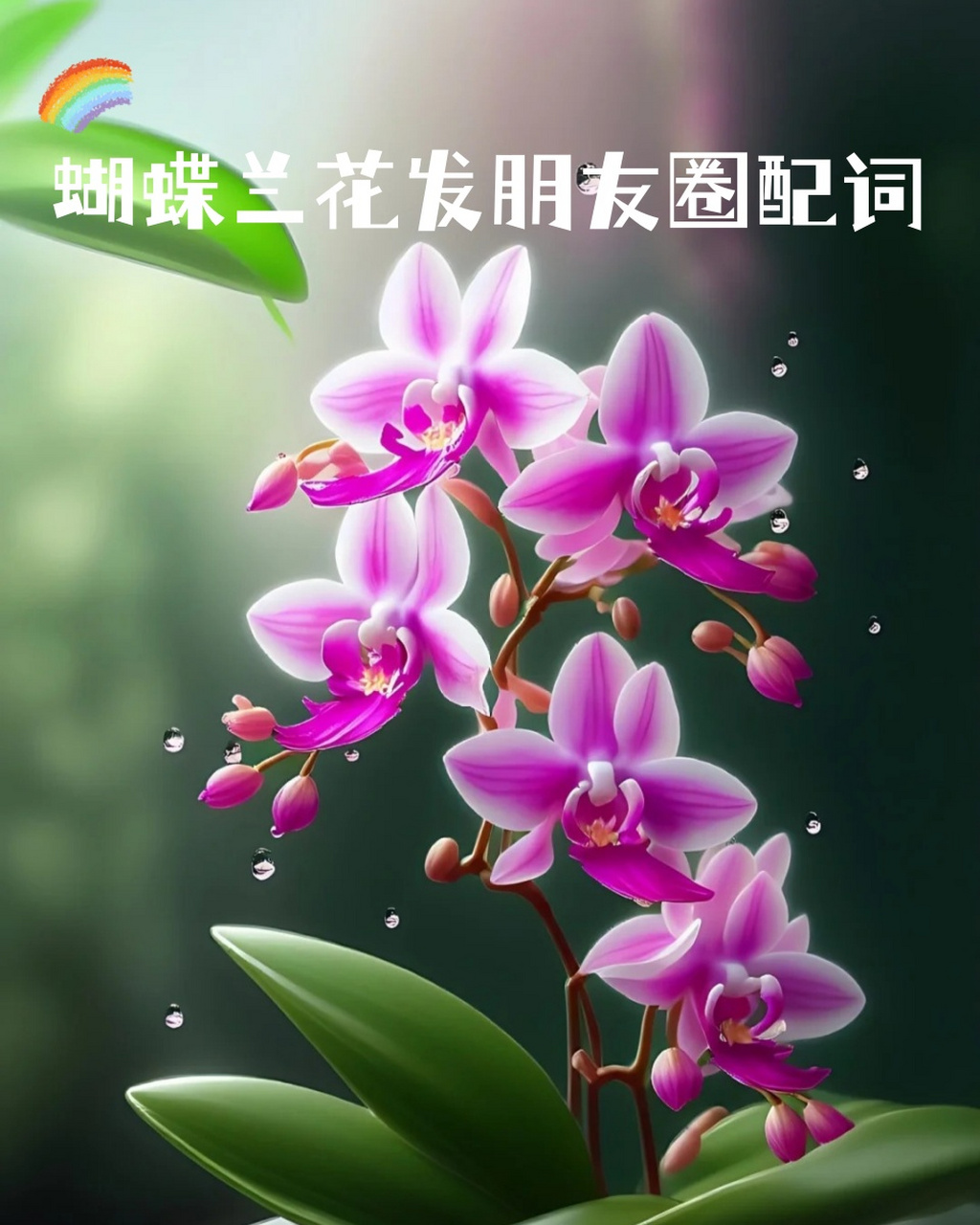 朋友圈发花朵配文字图片