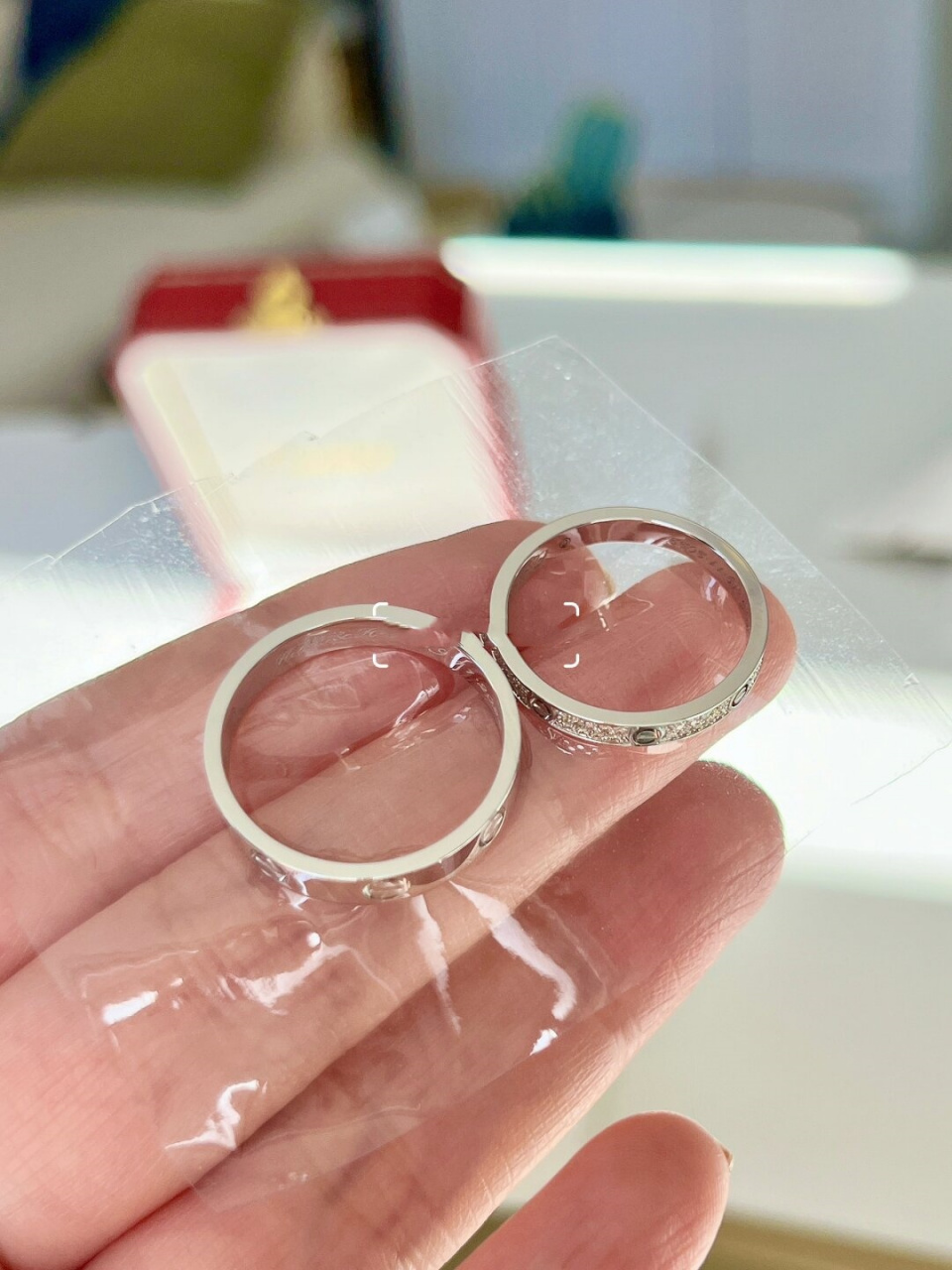 95爆款对戒琳琅满目,但我的心中只有那一对——卡地亚情侣对戒!