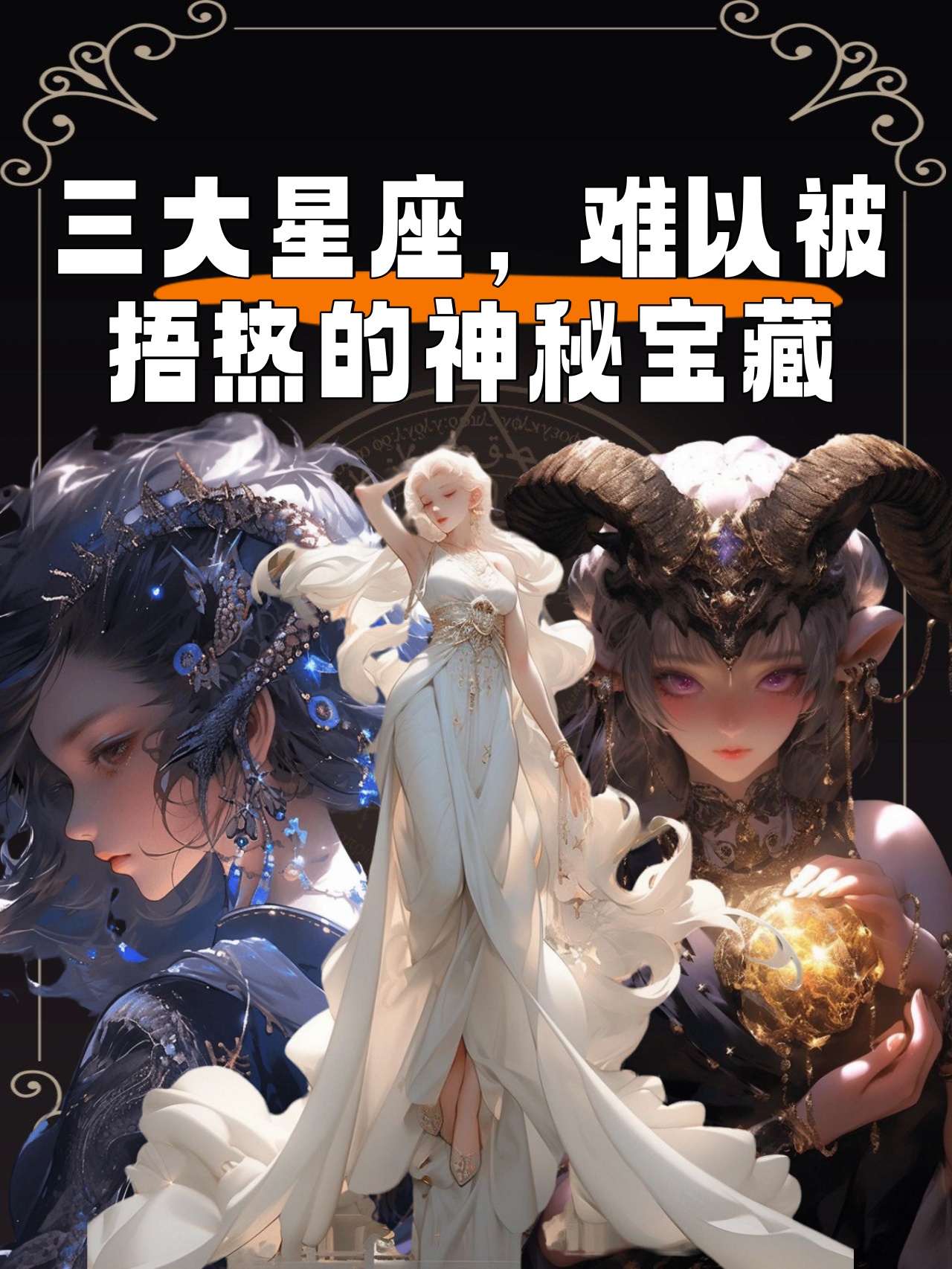 三大星座,难以被捂热的神秘宝藏