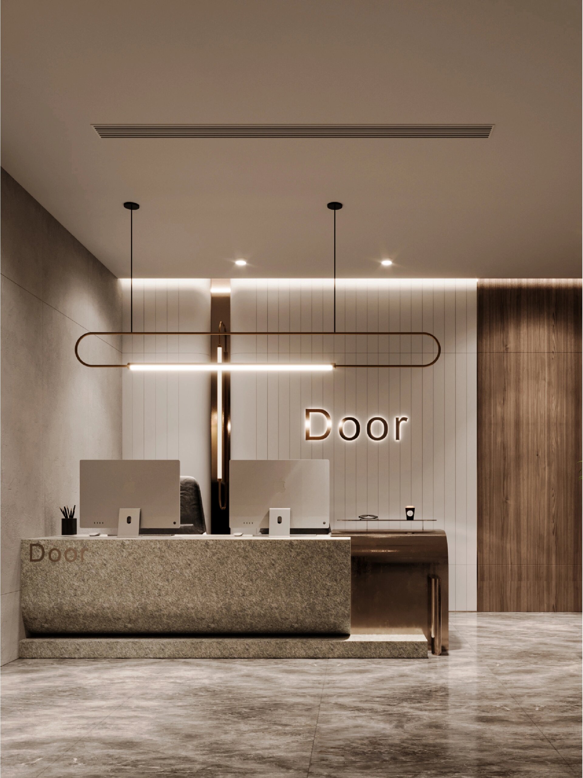 现代前台设计独特魅力尽显✨