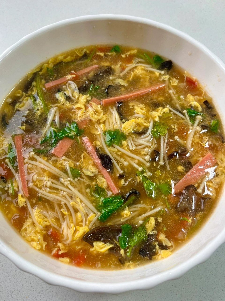 一周喝几次的懒人酸辣汤,真的巨好喝!