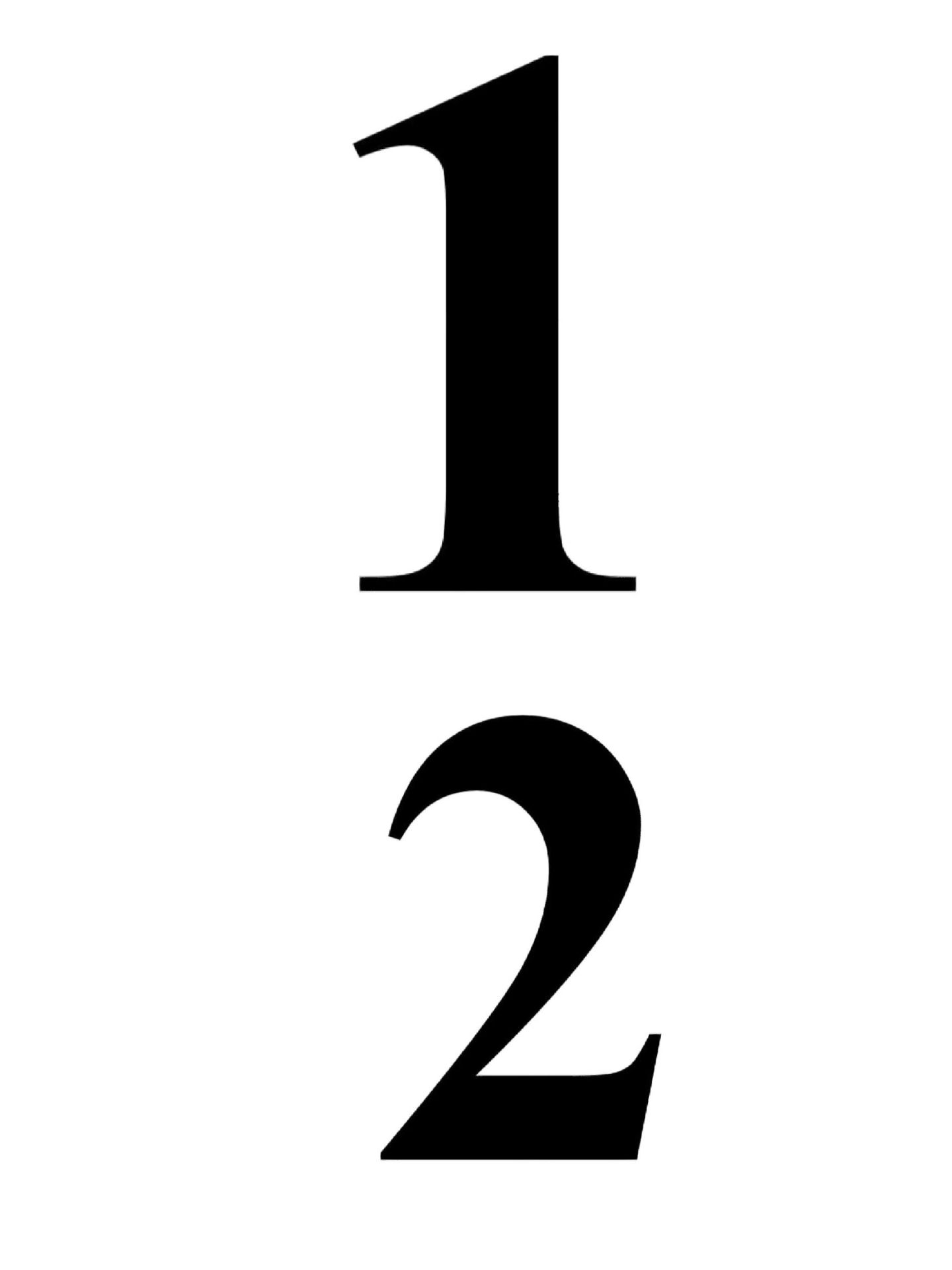 1-10数字图片