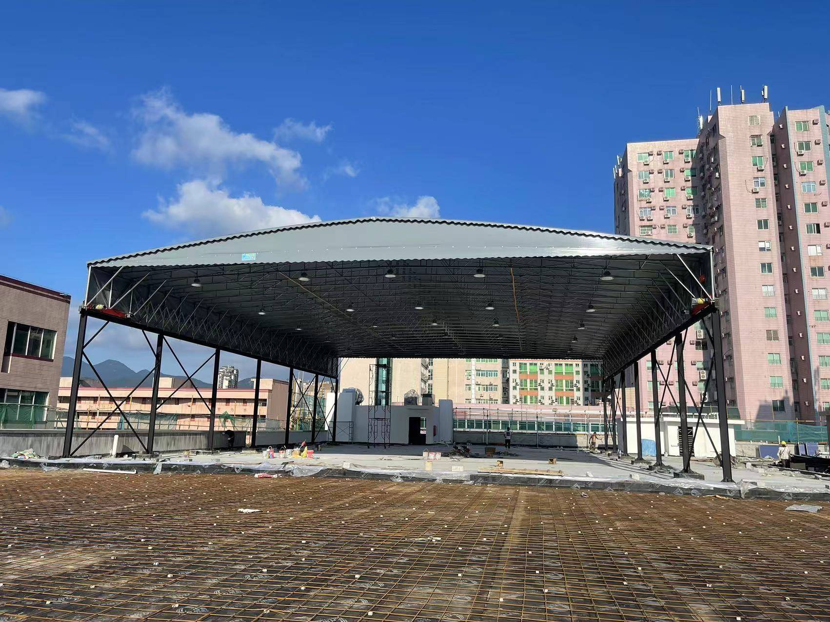 电动伸缩雨棚厂家