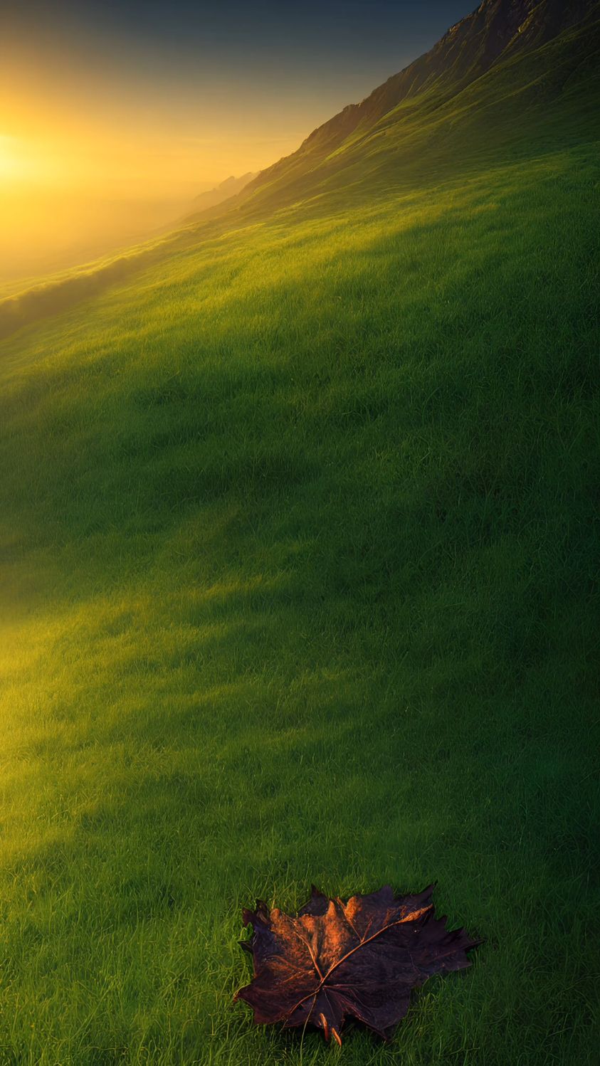 阳光穿透朦胧天,山丘藏回忆,唯美足迹引深思,治愈之旅待开启-度小视