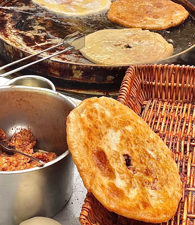 公婆饼的做法与配方摆摊