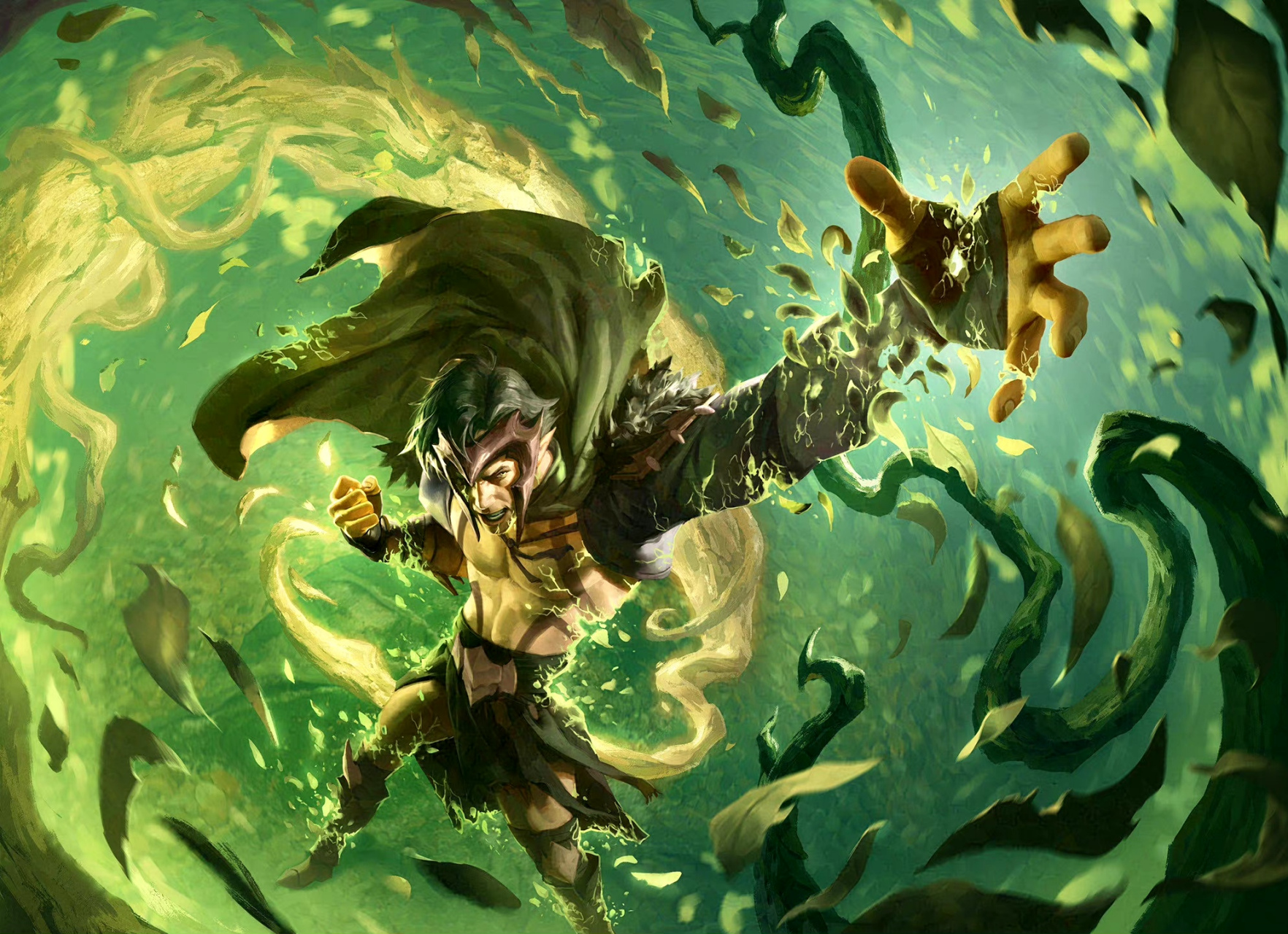 画师billy christian绘制的一组万智牌插画作品,描绘了不同牌面的人物