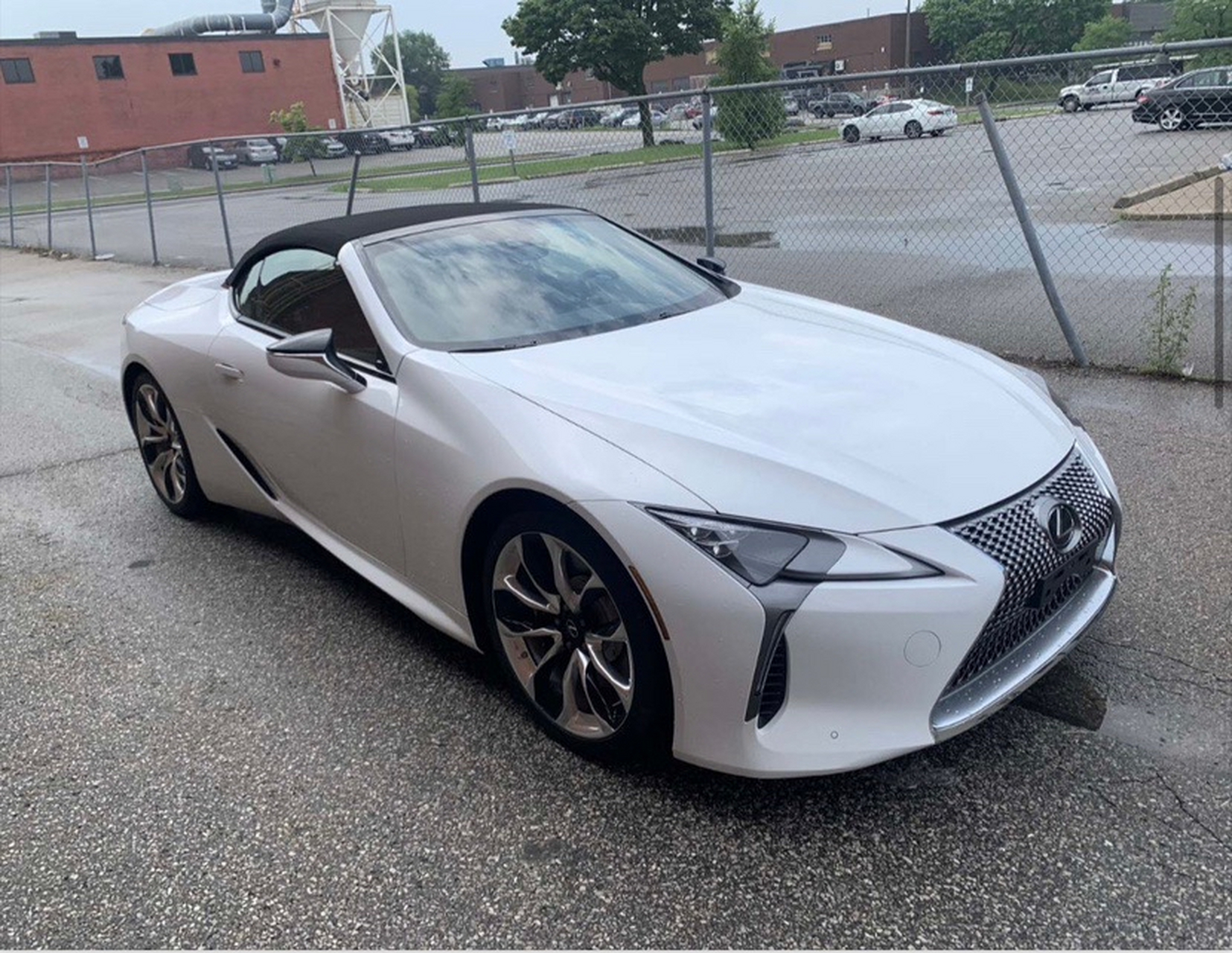平行进口雷克萨斯lc500v8敞篷跑车