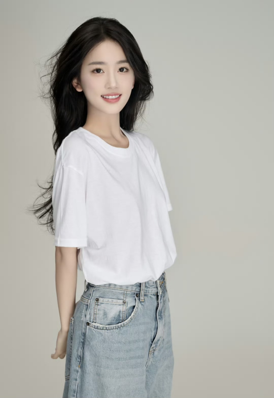 潘敏: 一个努力向上的清纯美女,给人的第一印象就是美丽和大方.