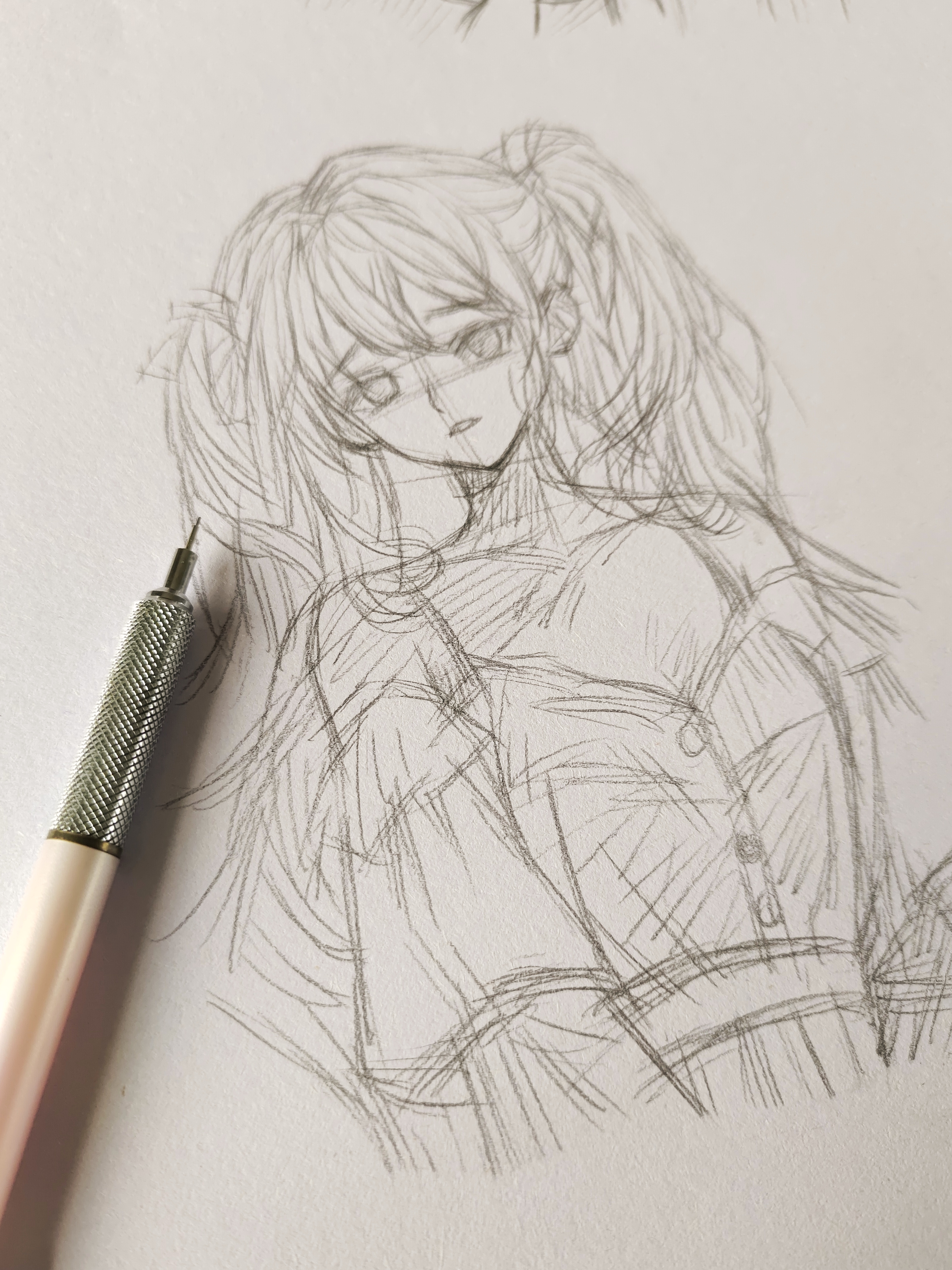 手绘爱与恨交织的漫画素描图片有栖川仁乃素描素描流眼泪的画流泪的