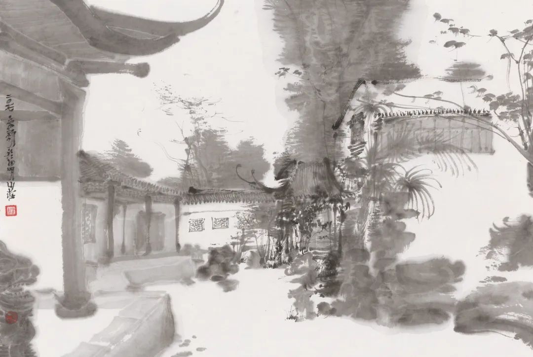 周京新写生就是创作