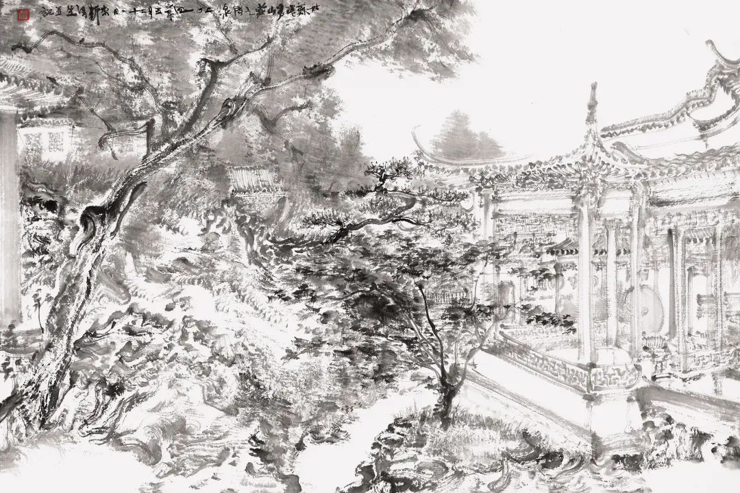 周京新写生就是创作