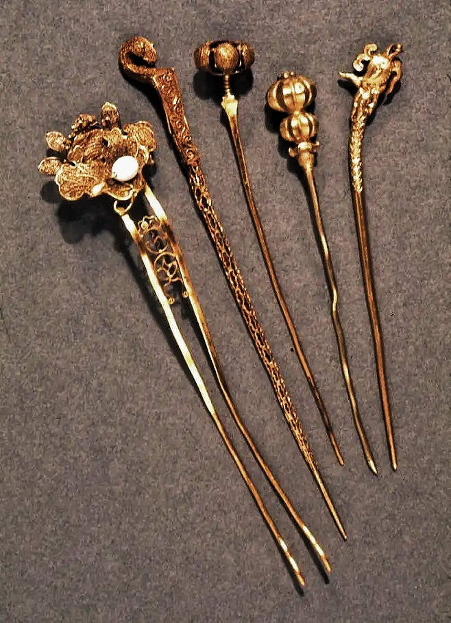 闲话"金银簪" 金银簪是古代饰品的重要组成部分之一