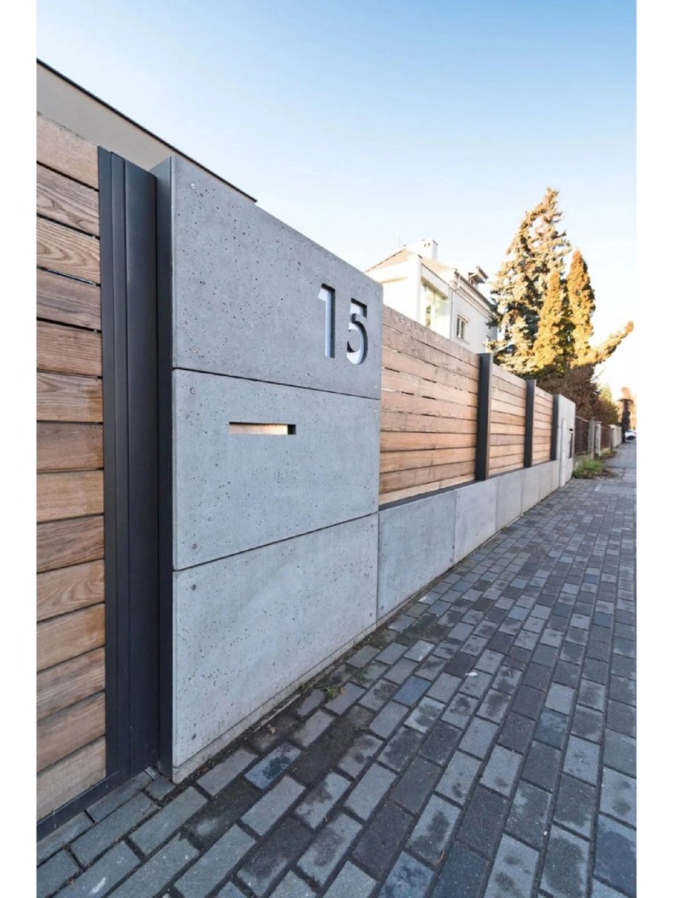 家庭围墙效果图  93家里有个院子真是太好了,但总觉得少了点什么?