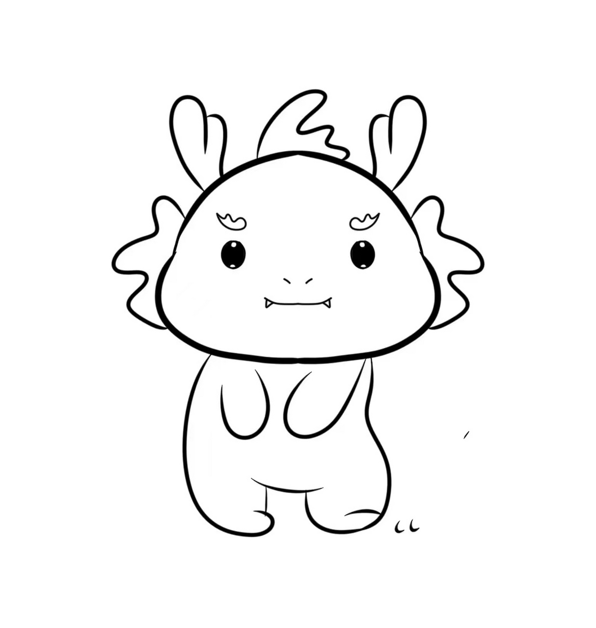 龙怎么画简单又帅气图片  93是不是很简单9190