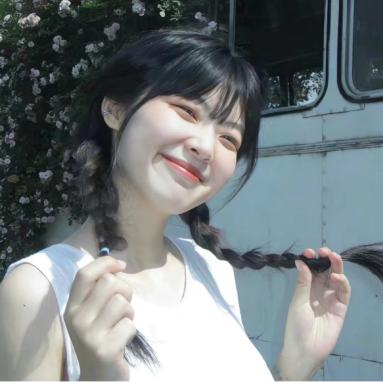 元气少女头像可爱78  wechat甜妹头像91|元气满满90  笑容常挂