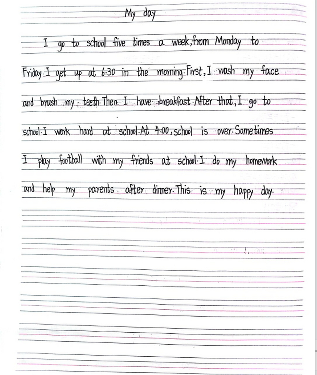 英语作文my02day  99英语作文"我的一天"9392
