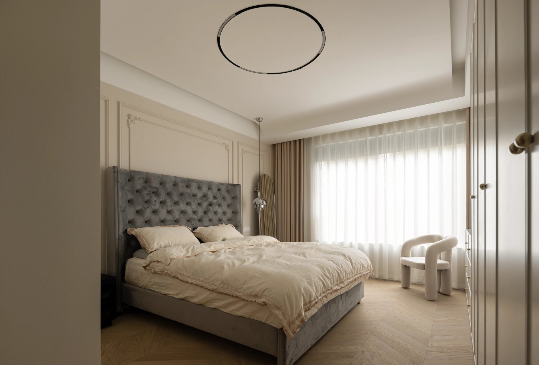 法家里,我找到了我的人生卧室93  超美的简法家,特别是它的主卧套间