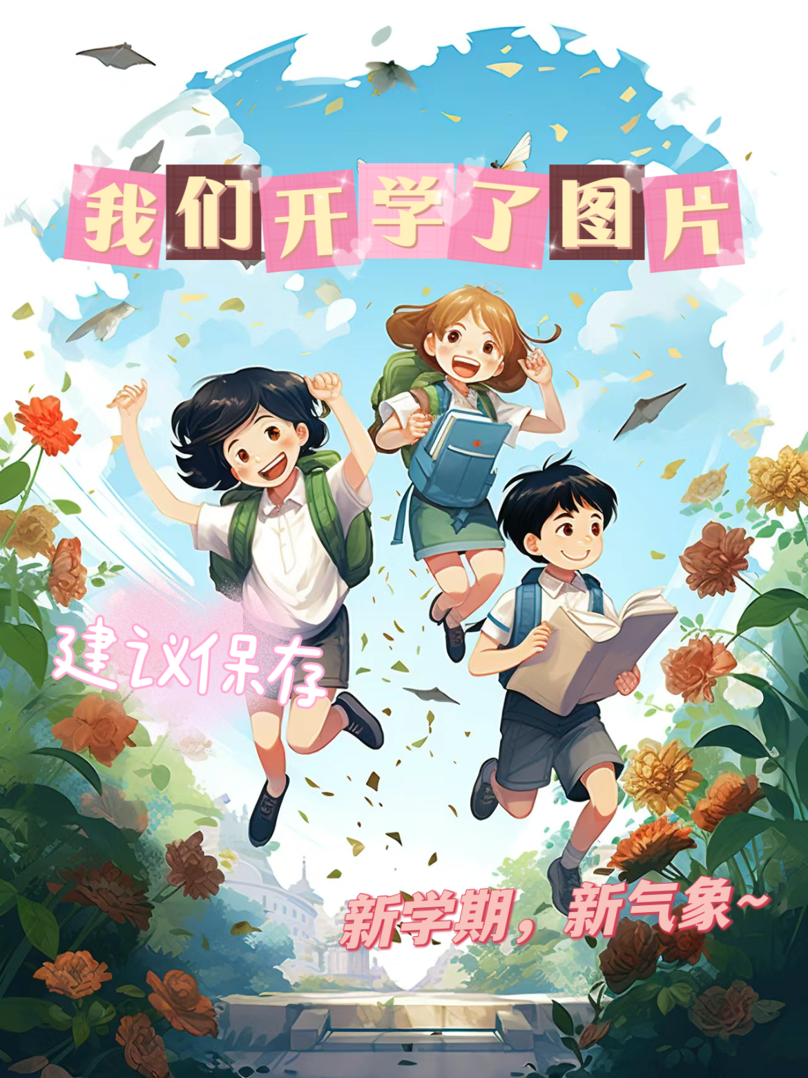 我们开学了图片