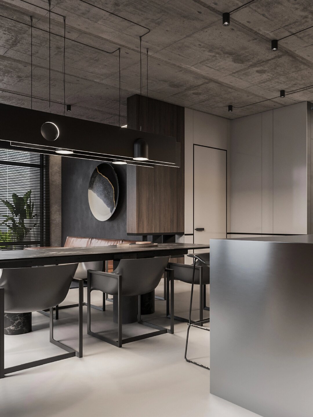 工业风格装修效果图  你是否被那种充满原始魅力,简约粗犷的装修风格