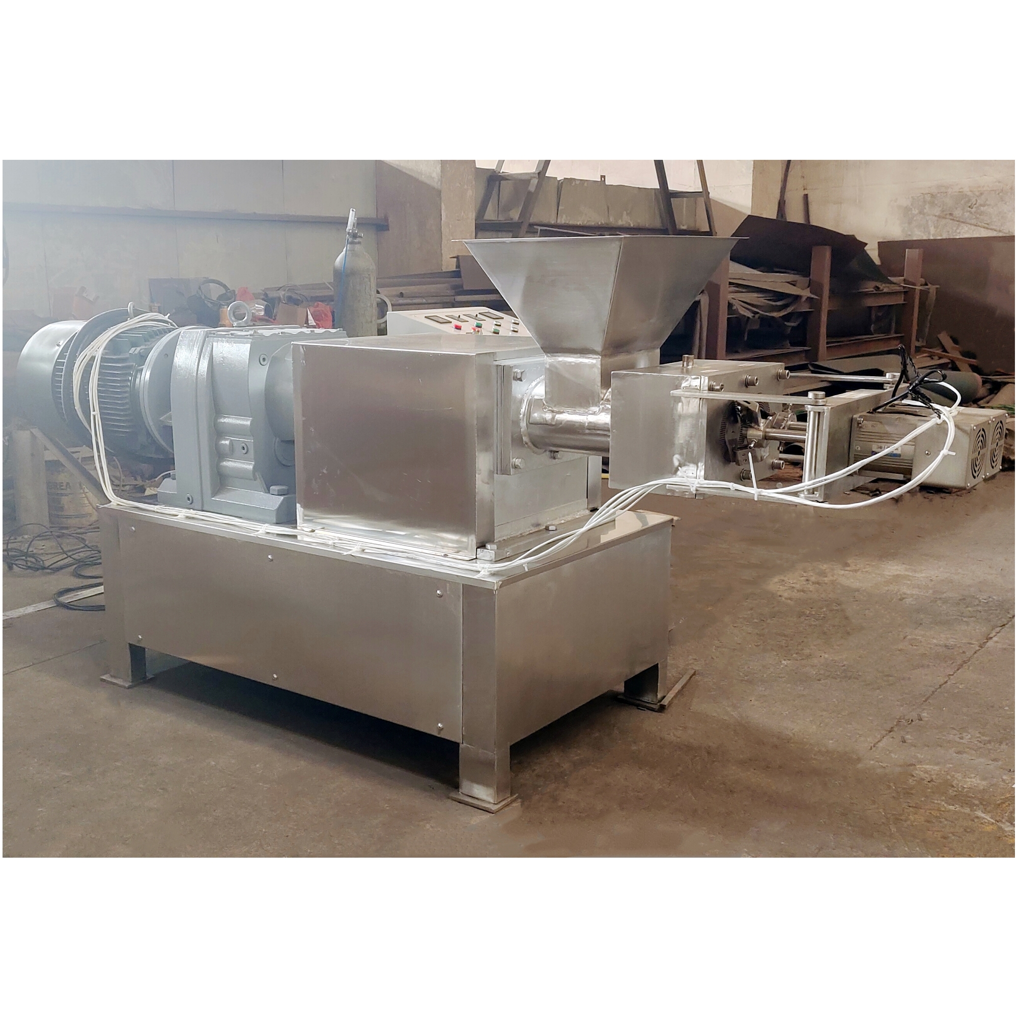 单螺杆旋转挤压造粒机 碳材料造粒设备