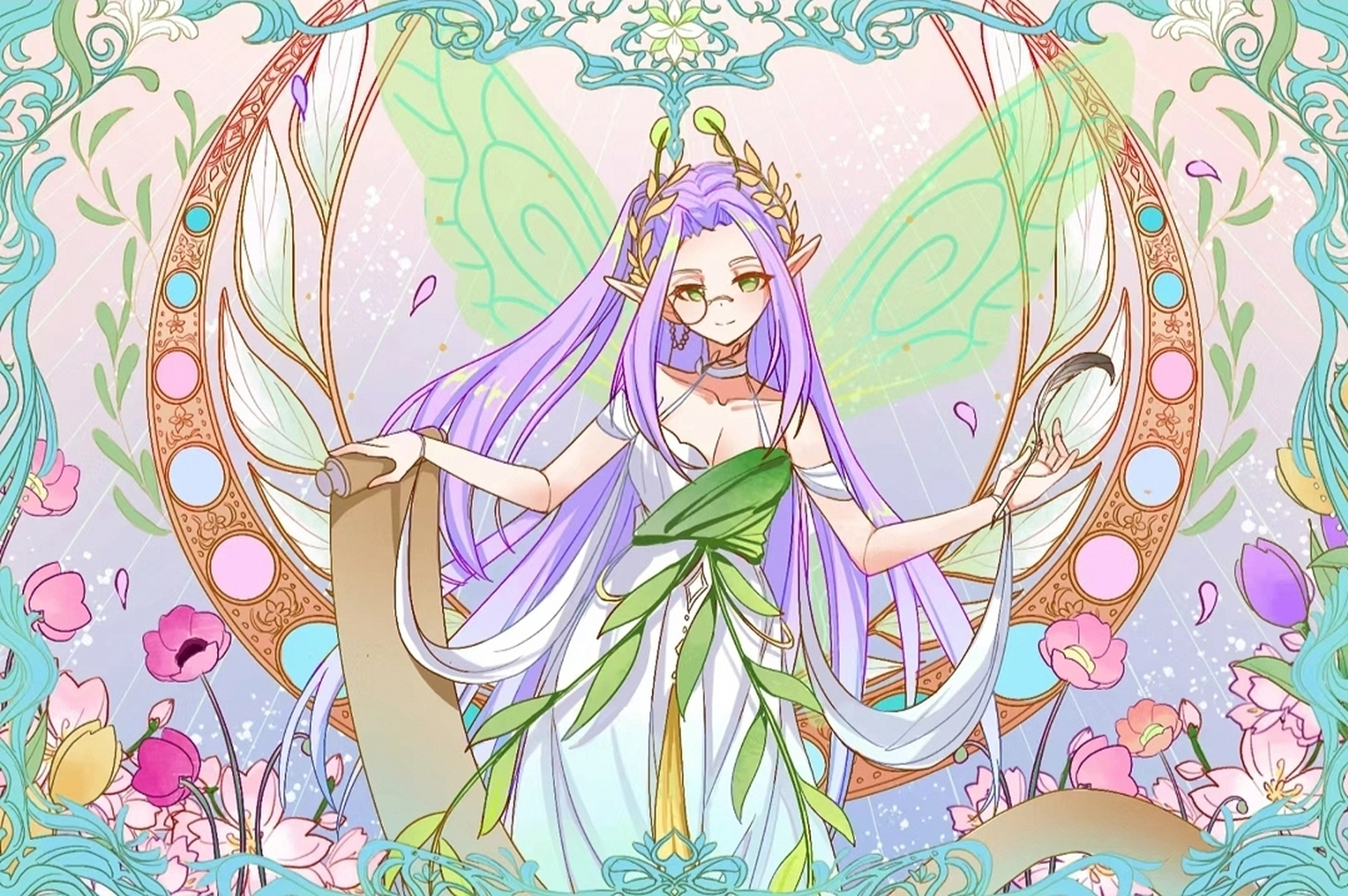 小花仙露露,露莎,露娜 可爱小精灵[亲吻][亲吻]#二次元#  画师:云西西