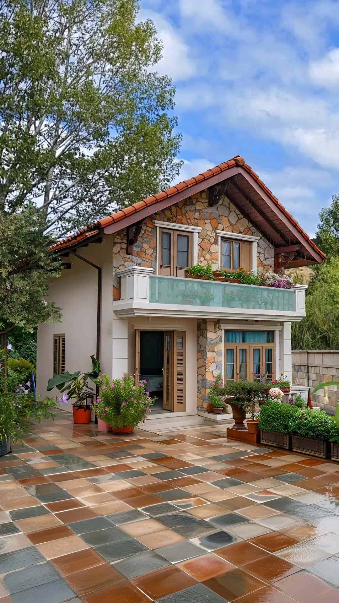 我喜欢的房子,还有漂亮的院子