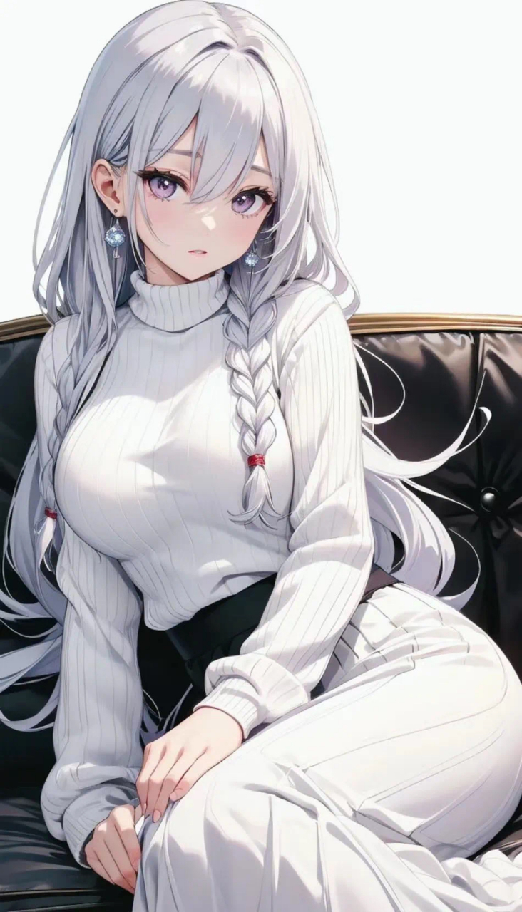 动漫# #壁纸# 白发女孩系列壁纸,时尚的装饰靓丽的造型