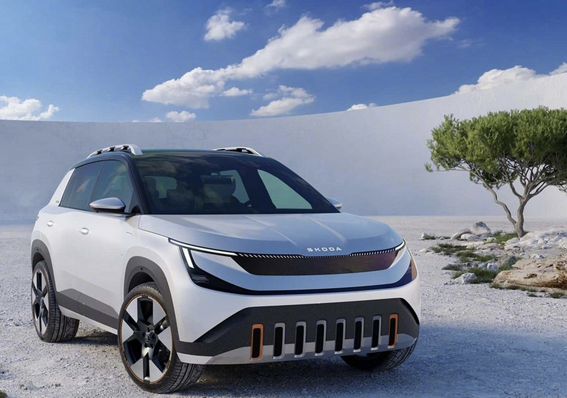 斯柯达epiq概念车惊艳亮相,搭载超强电机续航破4百公里.