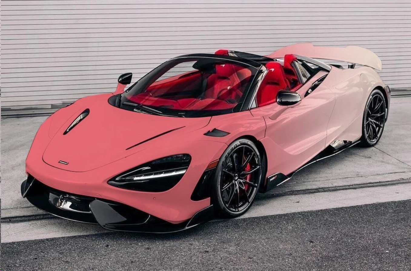 迈凯伦720s改胭脂雪渐变色,车衣一贴气质全变!