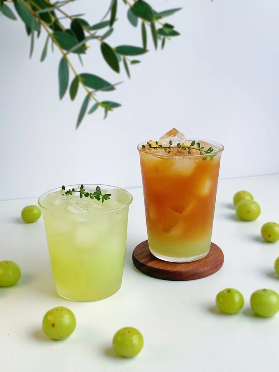 这杯油柑饮品喝完真的有回甘 hi～ 今天喝饮料了嘛～ 前两天做了油柑