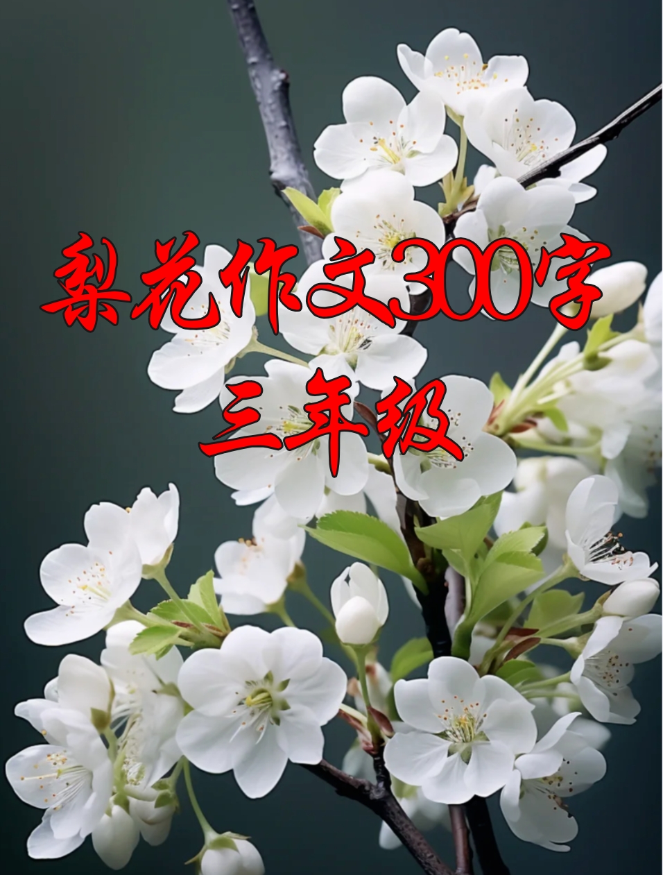 梨花作文300字三年级